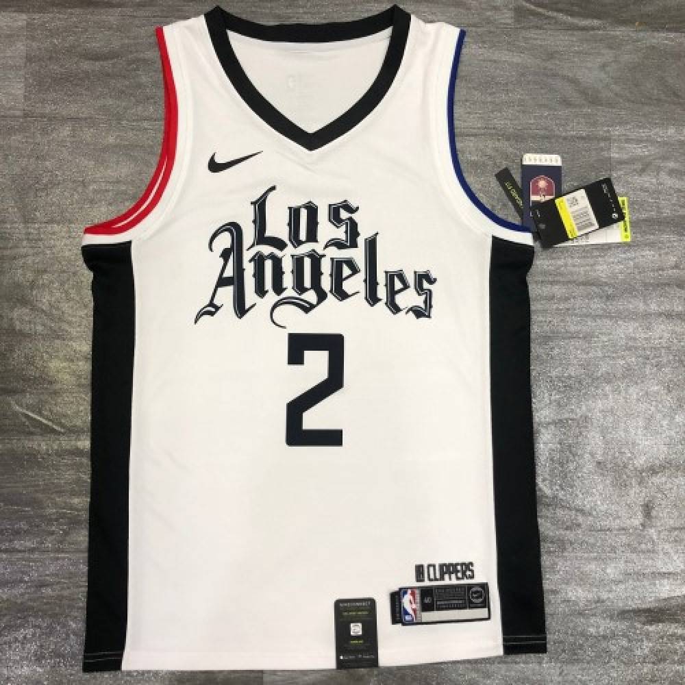 Men's LA Clippers Kawhi Leonard #2 White 2020/21 Swingman Player Jersey – City Edition-Pro Kit Vault | Brand New 26/27 Sports Jerseys